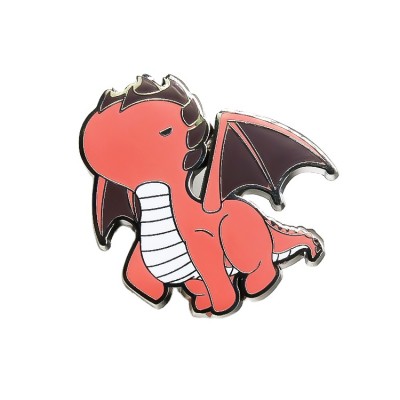 Custom Made Metal Pin Badge With Your Own Design Cartoon Dragon Lapel Pin Badge